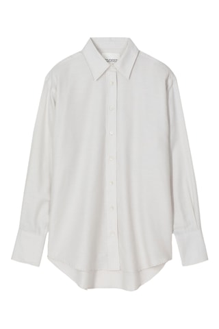 Camisa relaxed fit - Beige