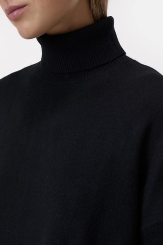 Jersey de lana merino - Negro