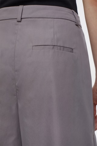 Pantalón wide leg - Gris