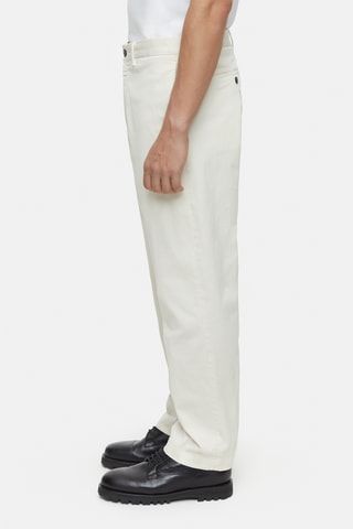 Pantalon relaxed en coton biologique - Bleu