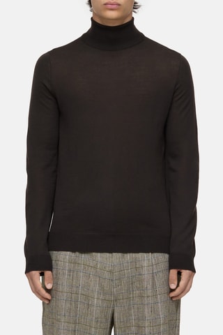 Jersey de lana orgánica - Negro