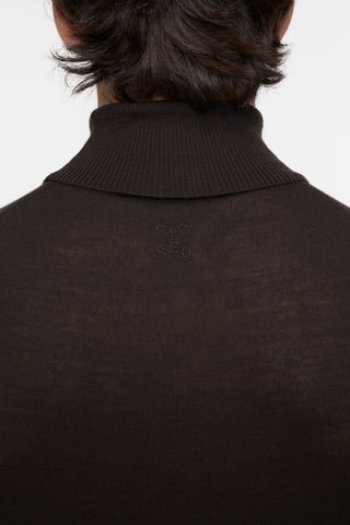 Jersey de lana orgánica - Negro