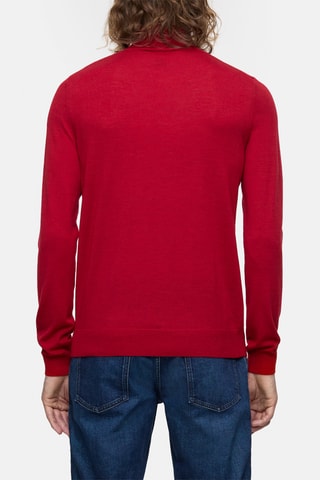 Jersey de lana orgánica - Rojo