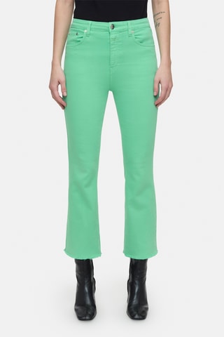 Vaquero skinny fit de algodón orgánico - Verde