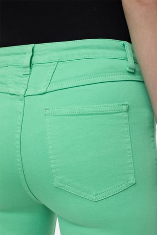 Vaquero skinny fit de algodón orgánico - Verde