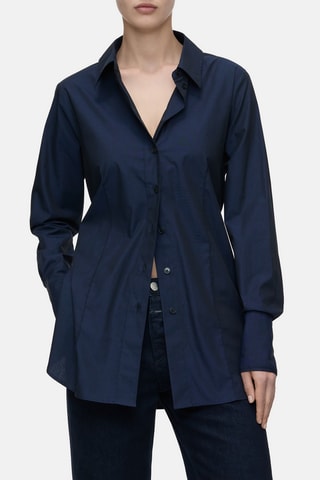 Camisa regular fit - Azul