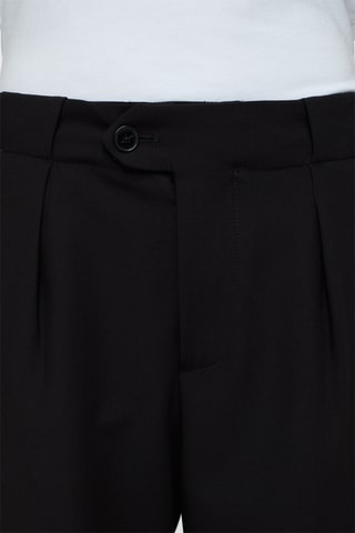 Pantalón straight. - Negro