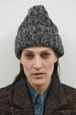 Gorro de lana - Gris oscuro