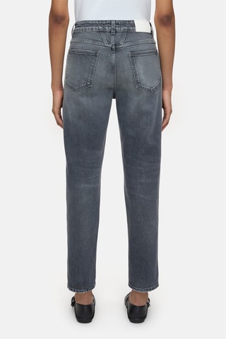 Vaquero tapered de tiro alto - Gris