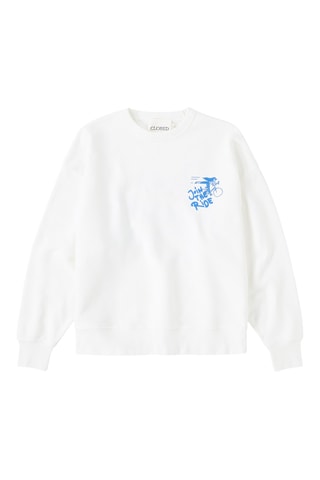 Sudadera de algodón orgánico - Blanco