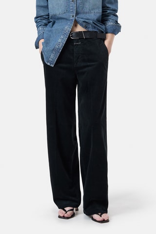 Pantalón de terciopelo - Blanco