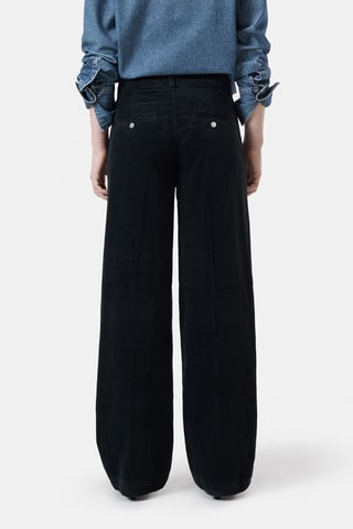 Pantalón de terciopelo - Blanco