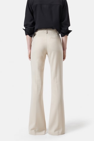 Pantalón de lana virgen - Beige