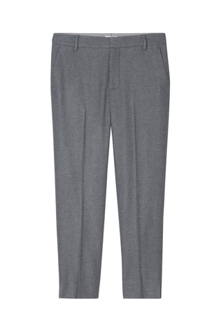 Pantalon slim en laine - Beige