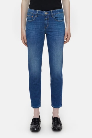 Vaquero slim fit de algodón orgánico - Azul oscuro