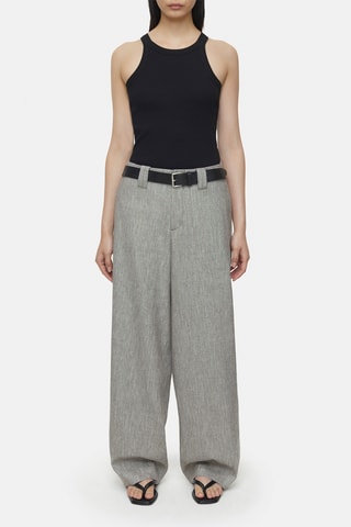 Camiseta de tirantes de algodón orgánico - Negro