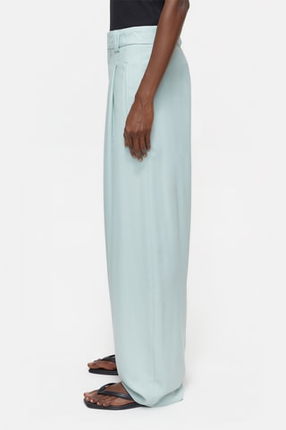 Pantalón wide leg - Verde agua