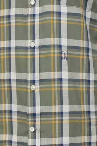 Camisa regular fit de algodón orgánico - Verde claro