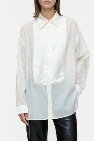 Camisa relaxed fit - Blanco