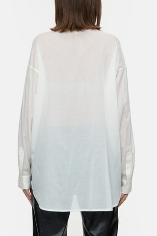 Camisa relaxed fit - Blanco