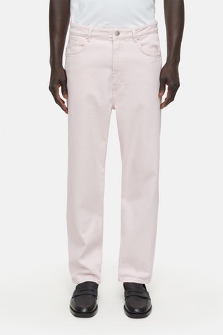 Vaquero relaxed fit de algodón orgánico - Rosa