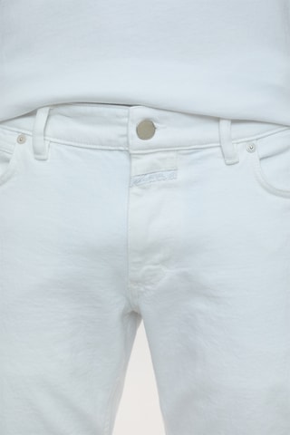 Vaquero slim fit de algodón orgánico - Blanco