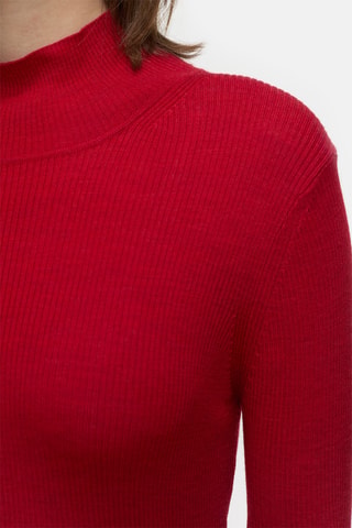 Jersey de lana y cachemir - Rojo