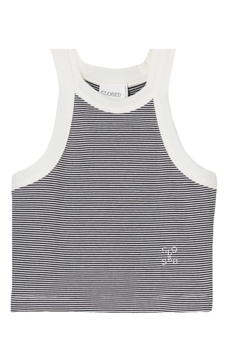 Crop top en coton biologique - Rouge