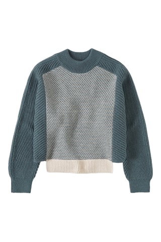 Jersey de alpaca y lana - Verde