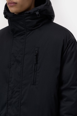 Parka à capuche - Noir
