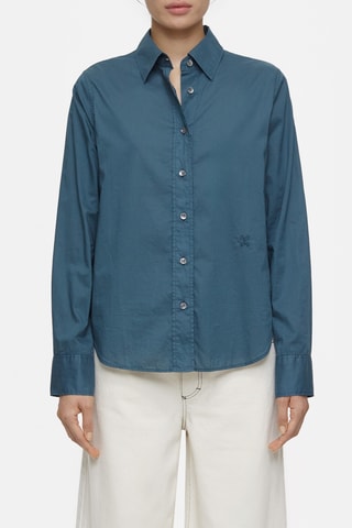 Camisa regular fit - Azul