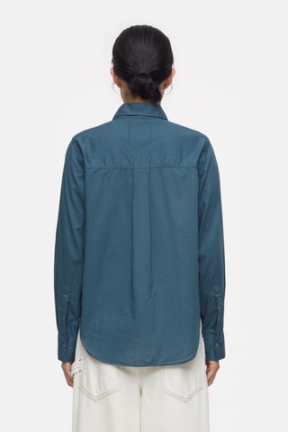 Camisa regular fit - Azul