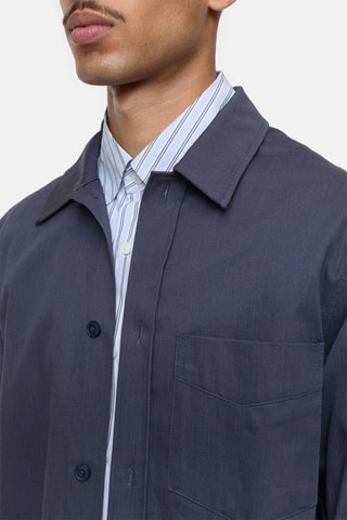 Sobrecamisa regular fit - Negro