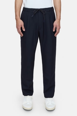 Pantalón de lana virgen - Negro