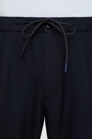 Pantalón de lana virgen - Negro