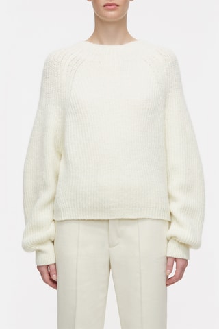 Jersey de alpaca y lana - Blanco