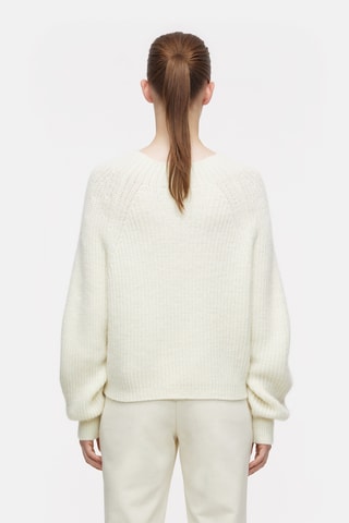 Jersey de alpaca y lana - Blanco