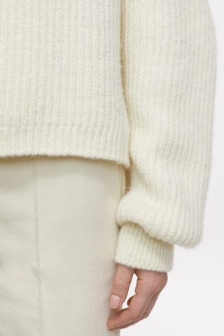 Jersey de alpaca y lana - Blanco