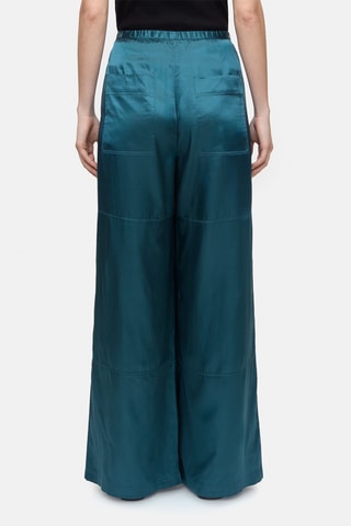 Pantalón wide leg - Azul