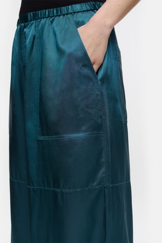 Pantalón wide leg - Azul