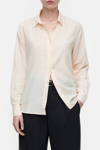 Camisa regular fit - Beige
