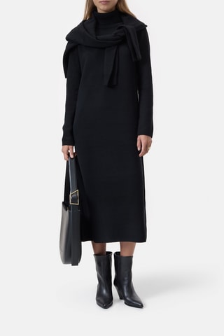 Robe pull en laine - Blanc