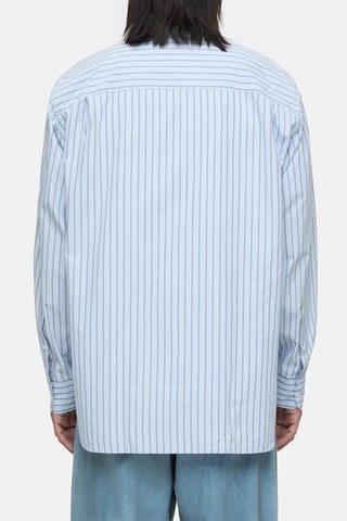 Sobrecamisa relaxed fit de algodón orgánico - Negro