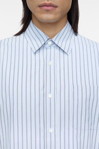 Sobrecamisa relaxed fit de algodón orgánico - Negro