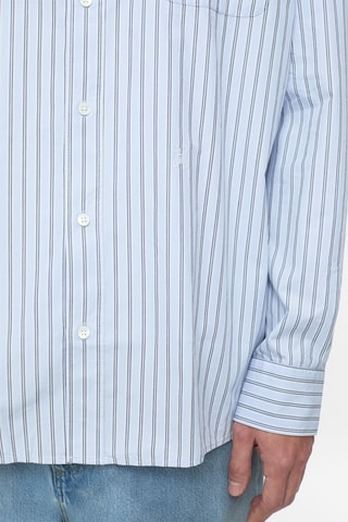 Sobrecamisa relaxed fit de algodón orgánico - Negro