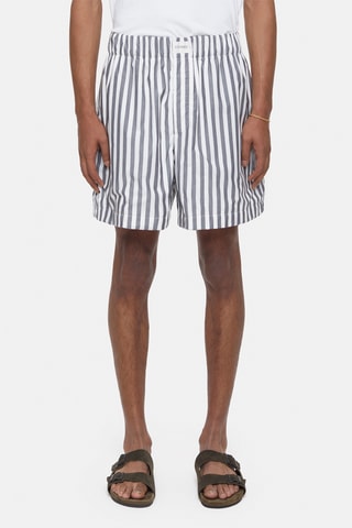 Short relaxed fit de algodón orgánico - Negro