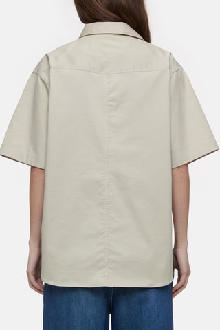 Camisa relaxed fit - Beige