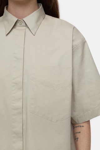 Camisa relaxed fit - Beige