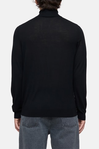 Jersey de lana orgánica - Negro