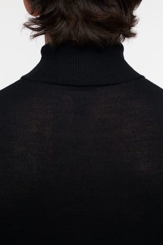 Jersey de lana orgánica - Negro